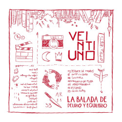 VEINTIUNO - LA BALADA DE DELIRIO Y EQUILIBRIO (LP-VINILO) RED