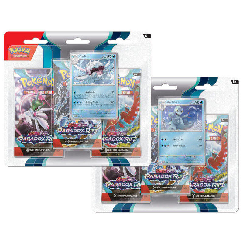 POKEMON JUEGO DE CARTAS SCARLET & VIOLET PARADOX RIFT 3 PACK