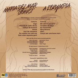MARIA DEL MAR BONET - A L'OLYMPIA (LP-VINILO)