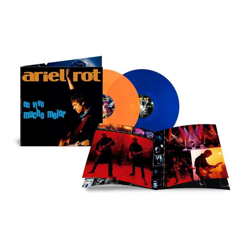 ARIEL ROT - EN VIVO MUCHO MEJOR (2 LP-VINILO) COLOR