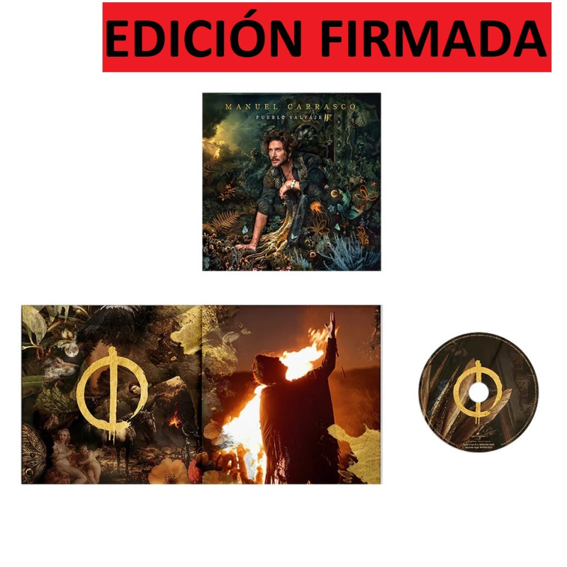 MANUEL CARRASCO - PUEBLO SALVAJE II (CD) EDICIÓN FIRMADA LIMITADA