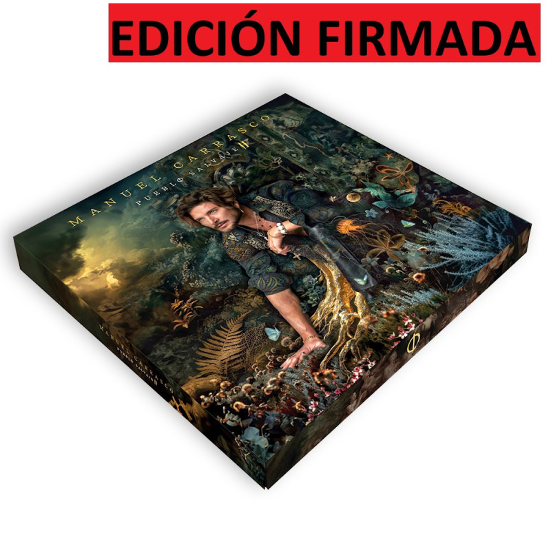 MANUEL CARRASCO - PUEBLO SALVAJE II (LP-VINILO + CD + LIBRETA + COLGANTE) PICTURE DELUXE BOX FIRMADA LIMITADA
