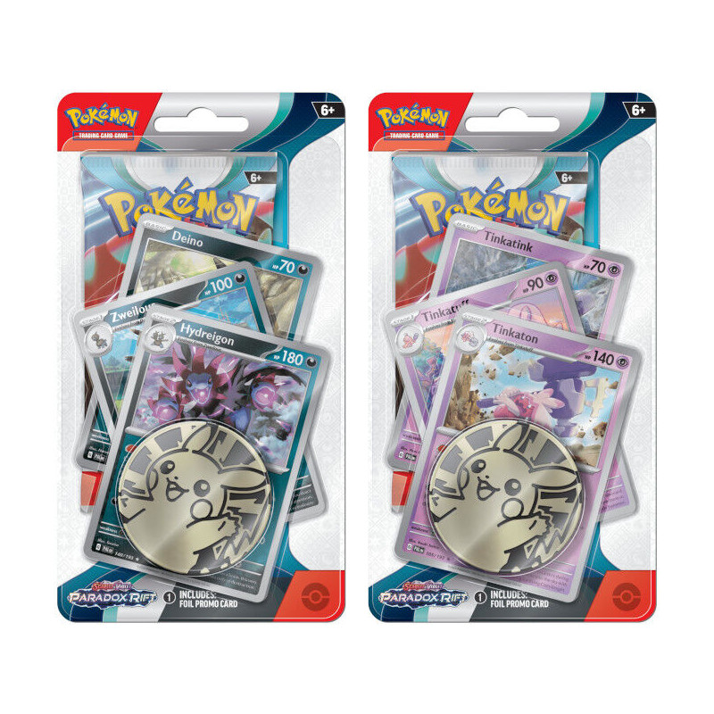 POKEMON JUEGO DE CARTAS SCARLET & VIOLET PARADOX RIFT PREMIUM CHECKLANE