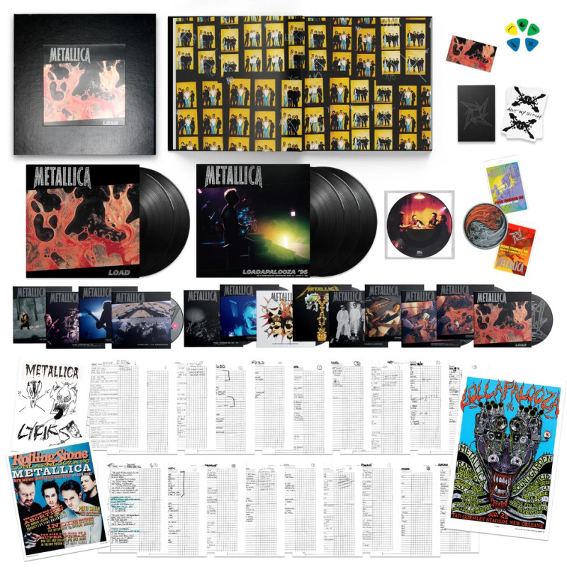 METALLICA - LOAD (REMASTERED) (5 LP-VINILO + PICTURE + 16 CD + 4 DVD) DELUXE BOX