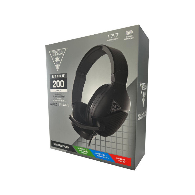 PS5 AURICULARES RECON 200 GEN 2 NEGRO TURTLE BEACH