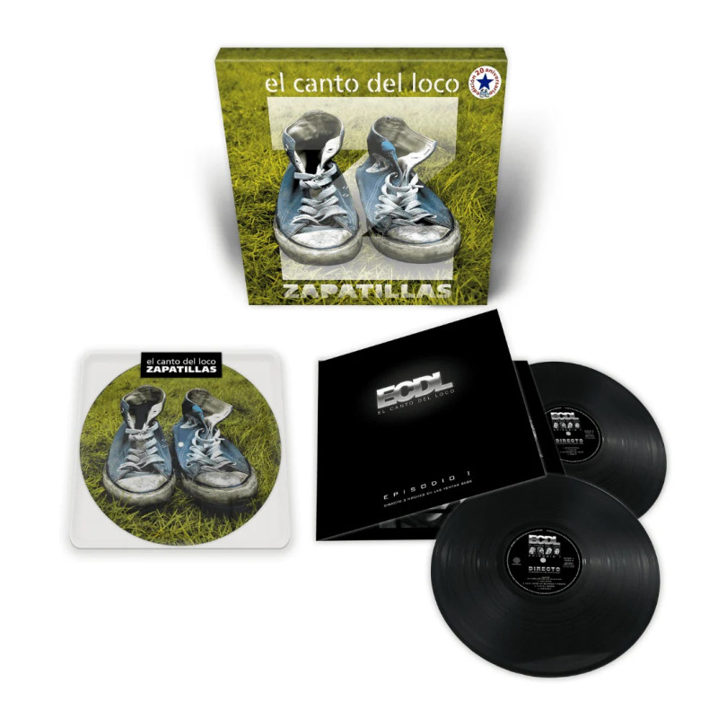 EL CANTO DEL LOCO - ZAPATILLAS (20 ANIVERSARIO) (3 LP-VINILO) BOX PICTURE EDICIÓN NUMERADA LIMITADA