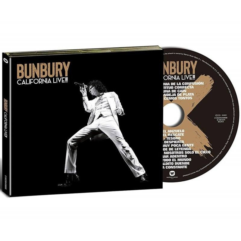 BUNBURY - CALIFORNIA LIVE!!! CD