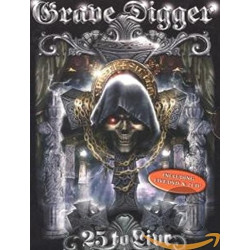 GRAVE DIGGER - 25 TO LIVE (dvd+2cd)