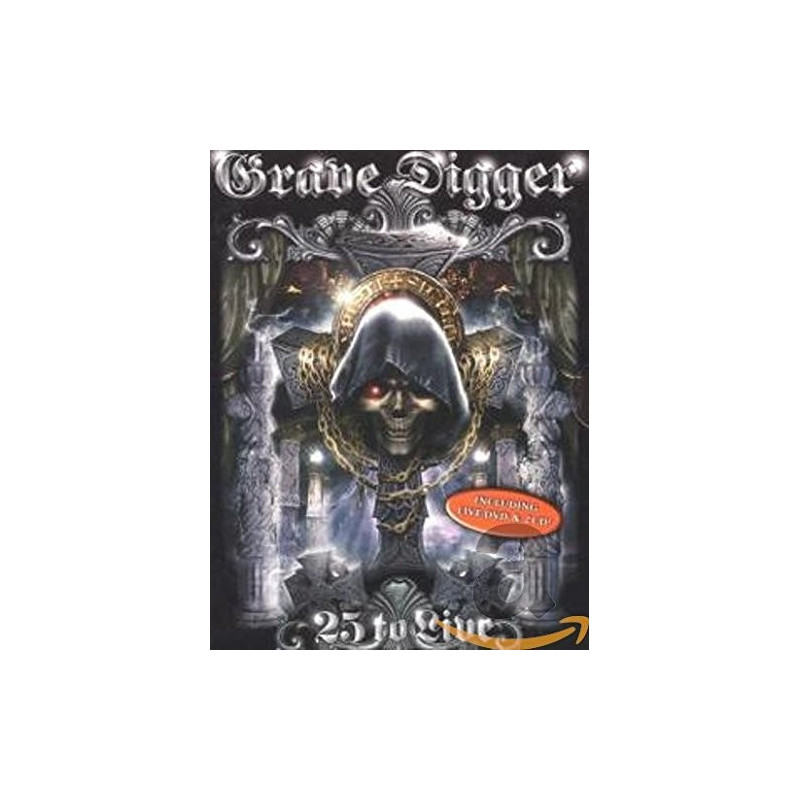 GRAVE DIGGER - 25 TO LIVE (dvd+2cd)