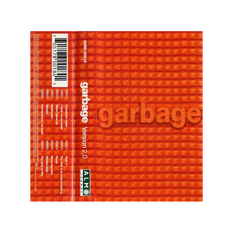 GARBAGE - VERSION 2.0 (cassette)