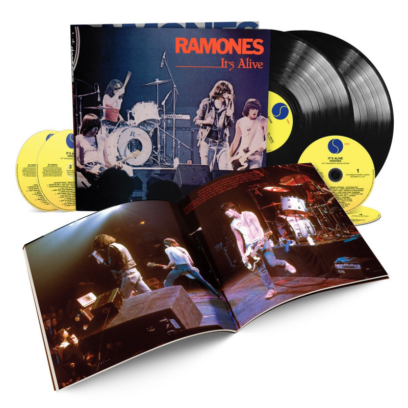 RAMONES - IT'S ALIVE (40TH ANNIVERSARY) 4CD+2LP - deluxe edition
